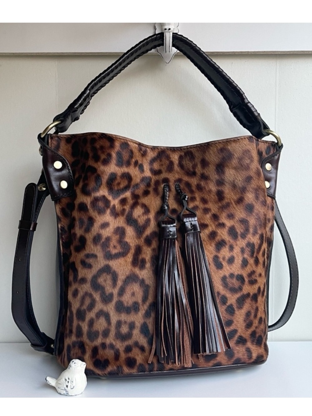 Patricia Nash Torresina Genuine Leather Shoulder Crossbody Bag